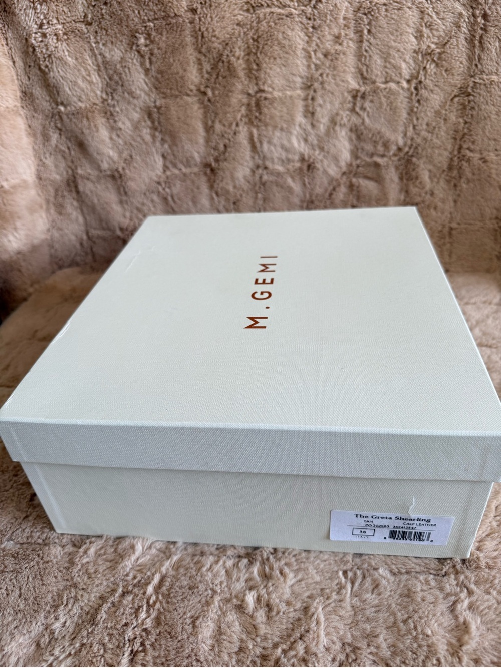 M. Gemi The Greta Shearling Calf Leather Clog Mule - Sz 38 NWB - Picture 8 of 9
